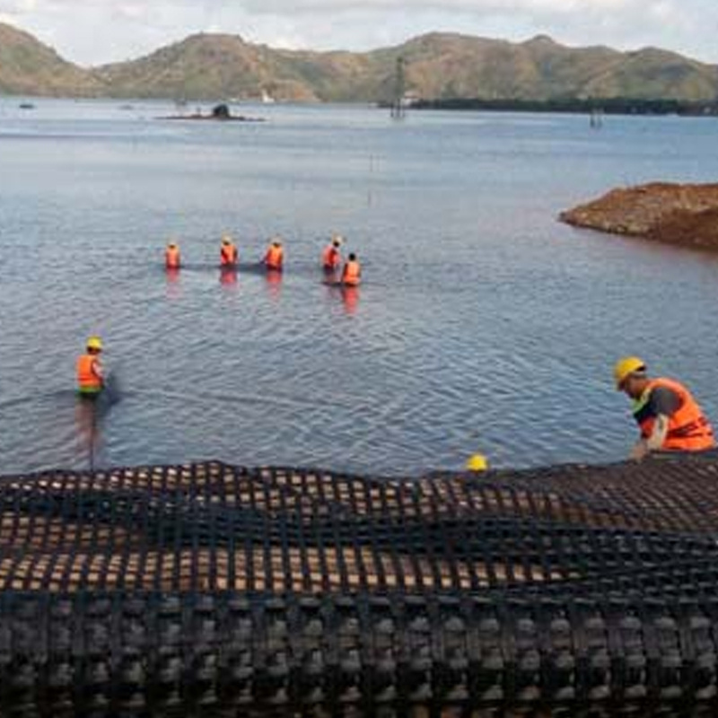 Manufacturer Reinforcement Biaxial Geogrids Mesh for Road Construction