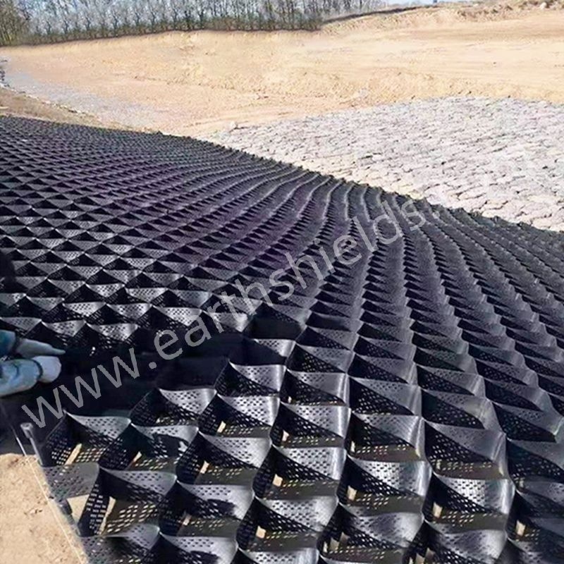 HDPE Geocell Plastic Retaining Wall Strengthening