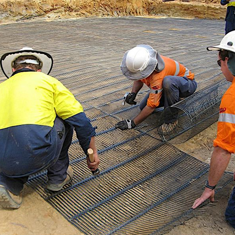 Manufacturer Reinforcement Biaxial Geogrids Mesh for Road Construction