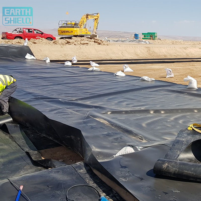 500 microns Blue HDPE Geomembrane for Fish Farm Pond Liner