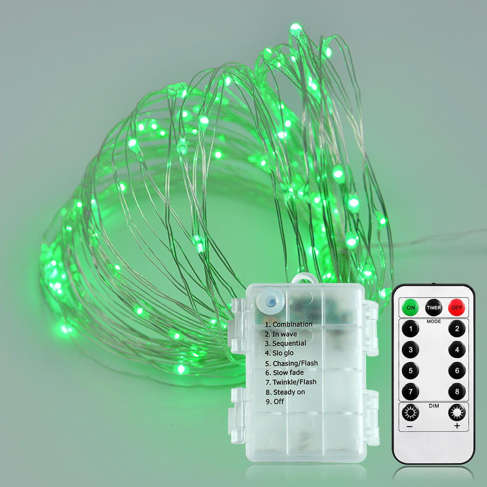 Waterproof Battery Operated Home Decor Accessories LED String Lights with 8 Modes for Event Decoration