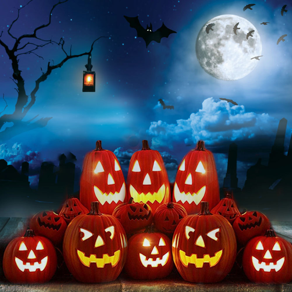 Wholesale Event Party Decoration Pumpkin Light New Style IR Remote Control Lighted Decorative Pumpkins Halloween Pumpkin Lights