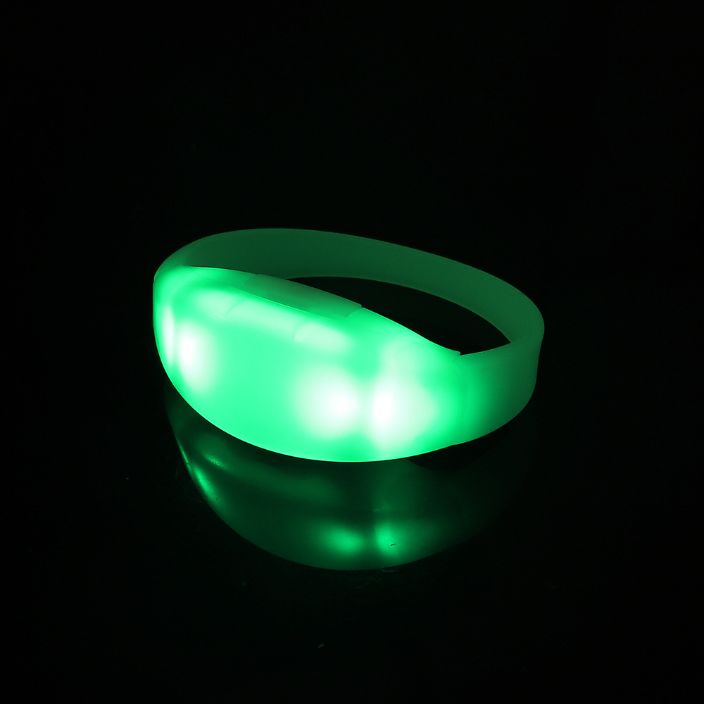 Custom Wristbands Bracelet Music Rfid Party Goods Fabric For Kids Wholesale Light Up Magnet Wristband Led