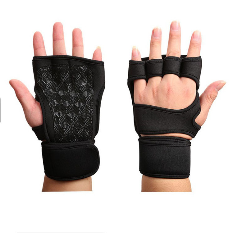 Workout Wrist Support Gym Gloves Weight Lifting Sports Exercise Training Fitness Mittens