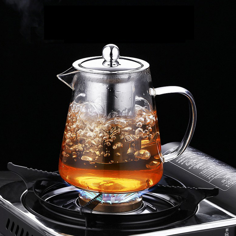 Wholesale China classical home use handcraft borosilicate thermo glass tea infusion teapot