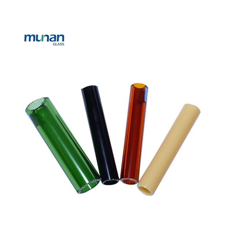 Munan wholesale glass pipes tube borosil glass clear tube