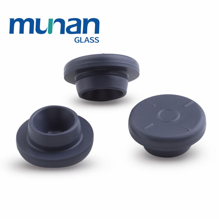 Rubber Stopper Closures For Injection Vials Standard Size Butyl Rubber Stoppers