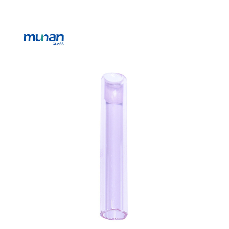 China Hot Sale Clear Colored 100*5 mm Borosilicate Glass Tube Large Diameter Borosilicate Pyrex Glass Tube