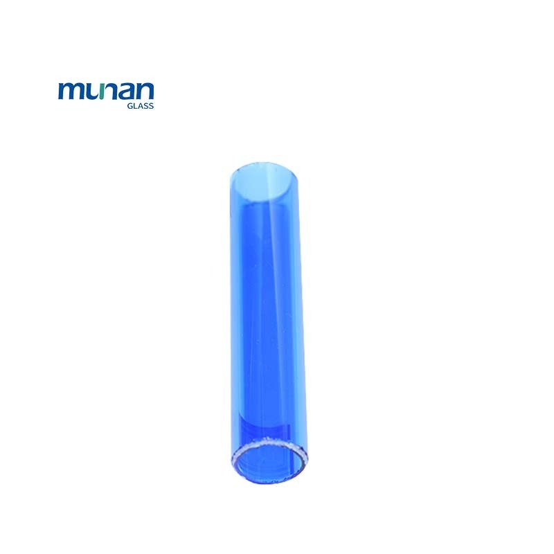 China Hot Sale Clear Colored 100*5 mm Borosilicate Glass Tube Large Diameter Borosilicate Pyrex Glass Tube