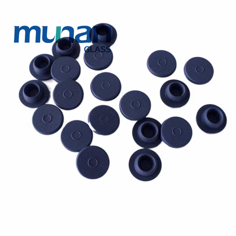 Rubber Stopper Closures For Injection Vials Standard Size Butyl Rubber Stoppers