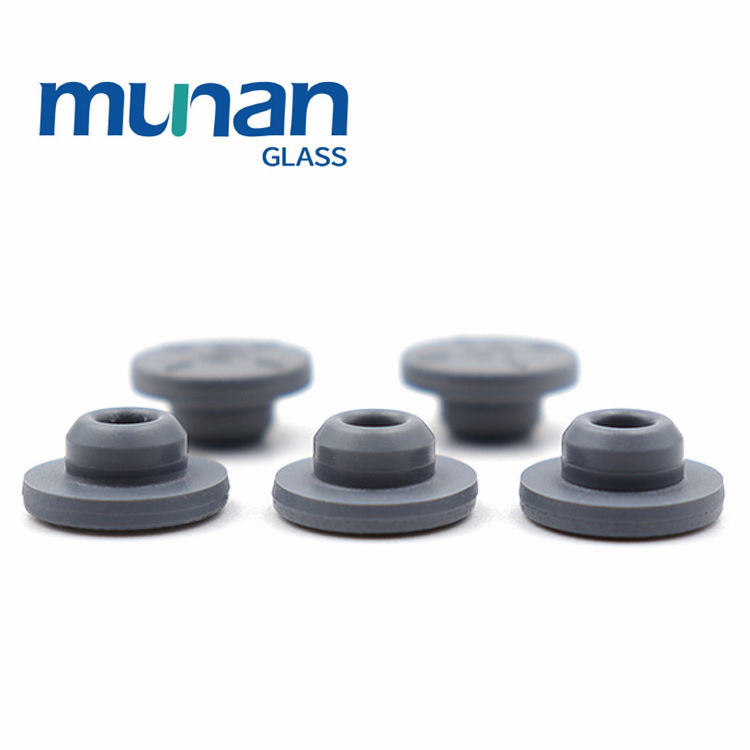 Rubber Stopper Closures For Injection Vials Standard Size Butyl Rubber Stoppers