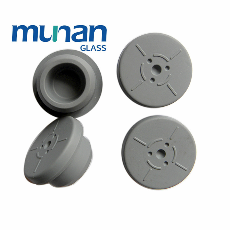 Rubber Stopper Closures For Injection Vials Standard Size Butyl Rubber Stoppers