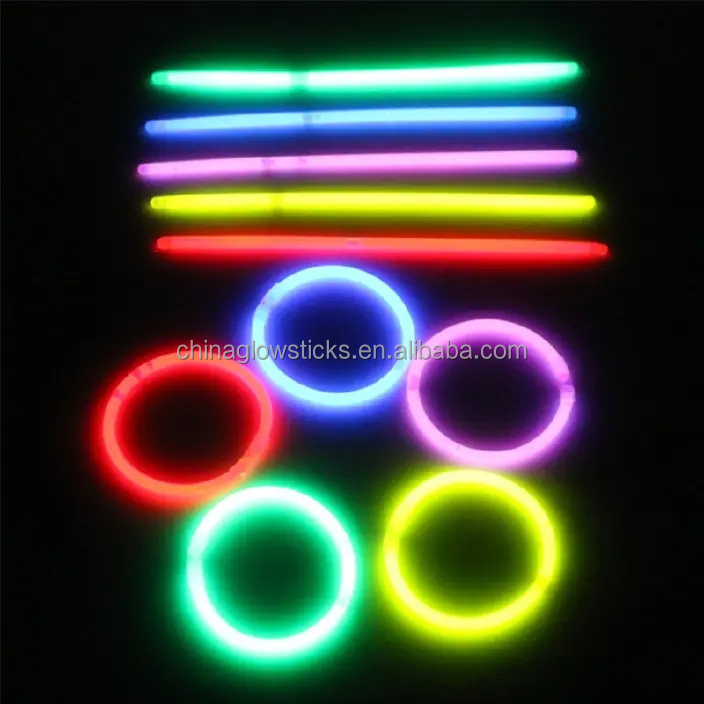 Funny toys 8 inch glow stick bracelet party