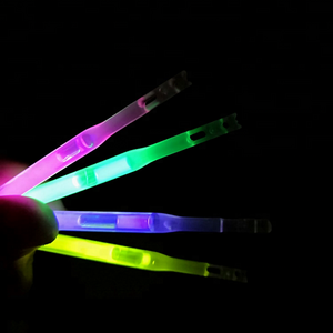 Popular glow candy stick among children branded glow stick lolliop stick