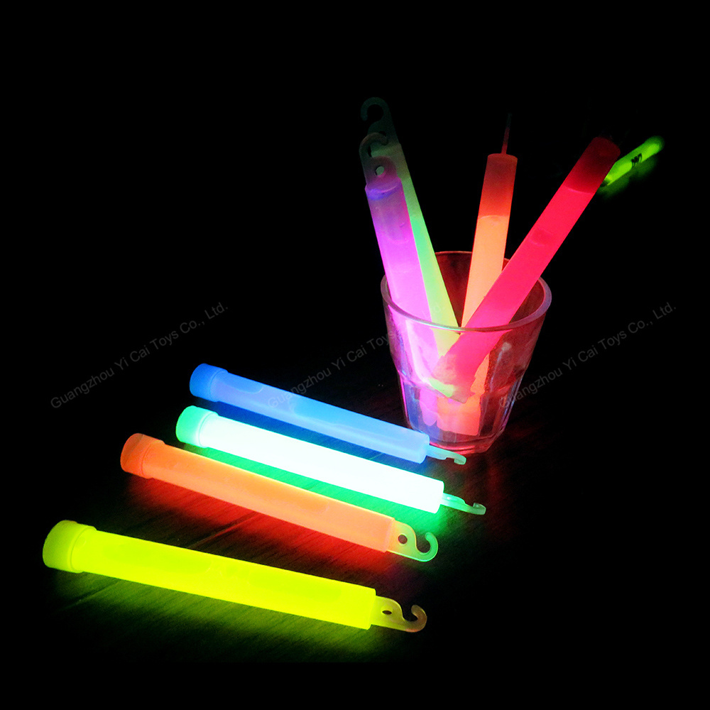 6 inch glow stick for camping emergency survival liquids light glow stick