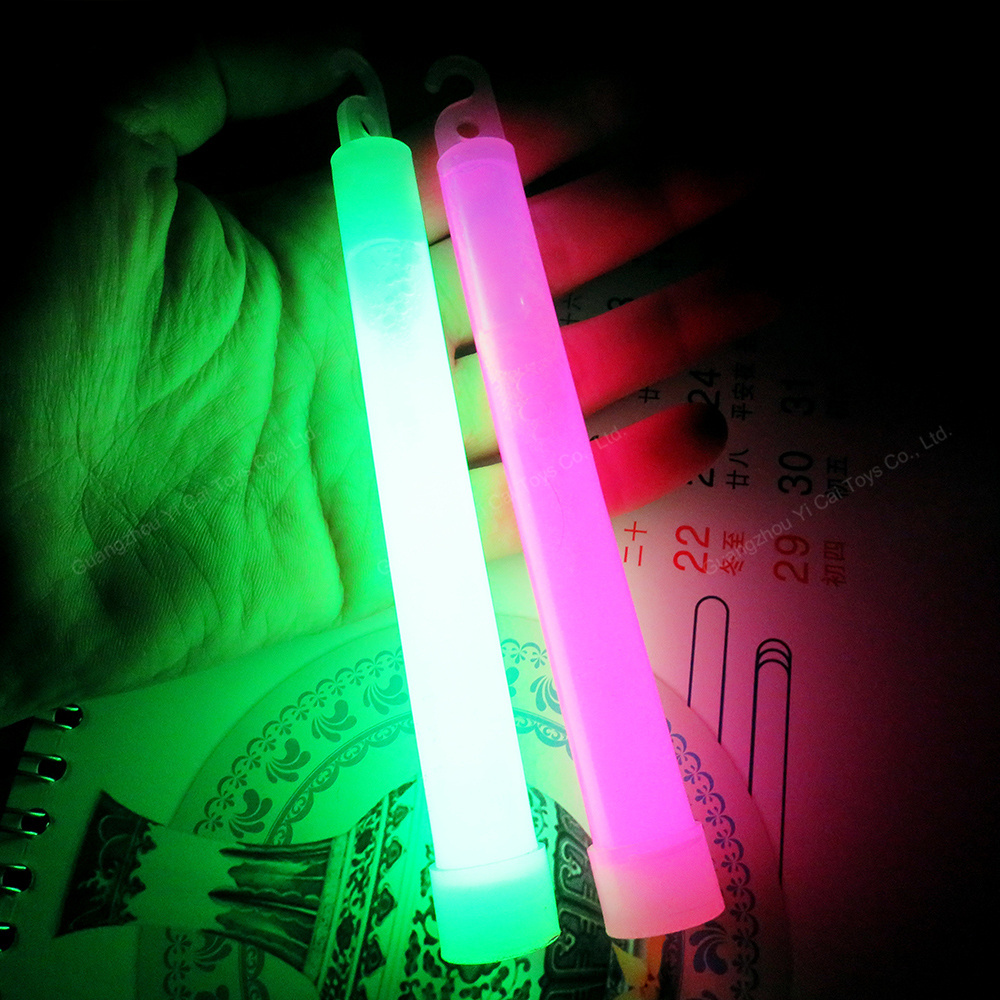 military standard glow sticks 6 inch with hook for emergency lighting glow stick