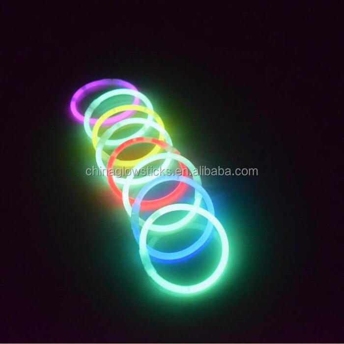 bracelet glow sticks with connectors 8 inch light up bracelet