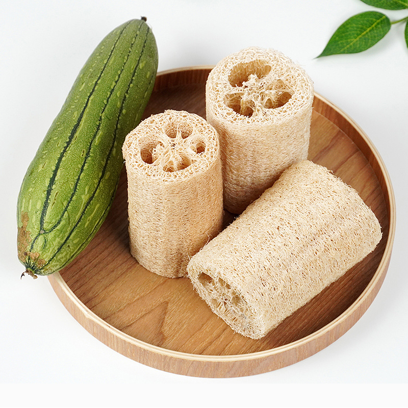 OEM Loofah Bath Brush Gentle Skin care loofah Sponge Natural Cleaning Bathtub Biodegradable Dishwashing brush Pot Cleaning brush