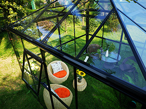 G-MORE 10'x10' ISO BSCI CE  Proved Gazebo Glasshouse Green House Outdoor Pavilion Conservatory