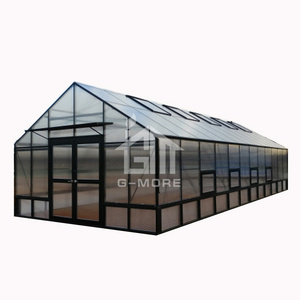 Single Span Aluminum Frame PC Greenhouse House for Sale