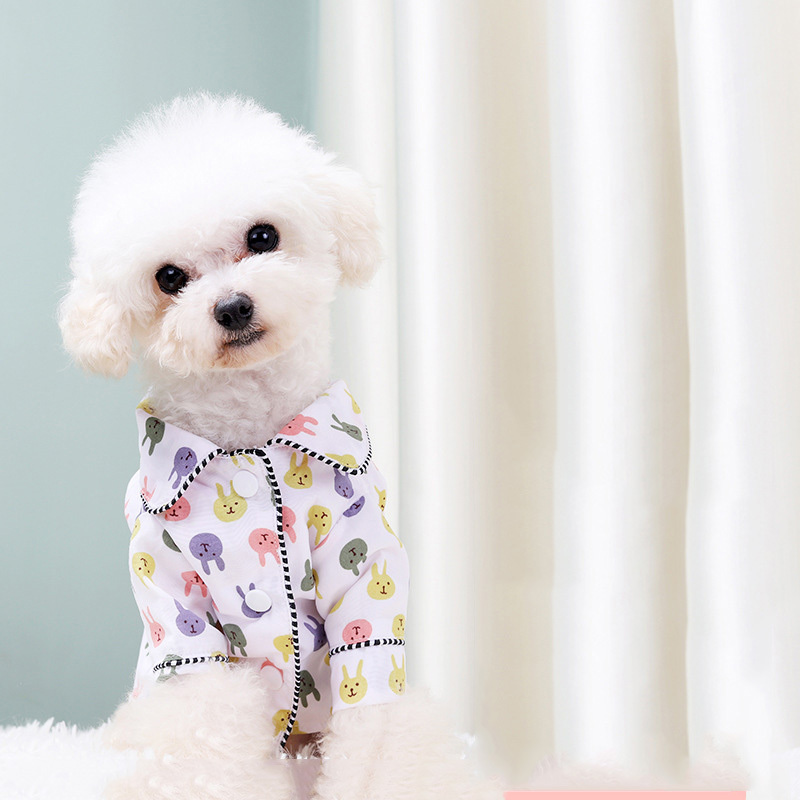 GMTPET New Hot sale Pet Products Factory Wholesale Designer Pet Coat Fashion Silk Pajamas Dog Clothes Custom