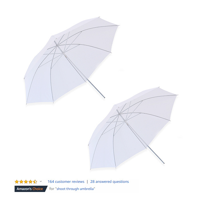 Factory OEM Wholesale 33 Inch 85CM High Quality Reversible Umbrella Photography Photo Studio Soft Light Umbrella