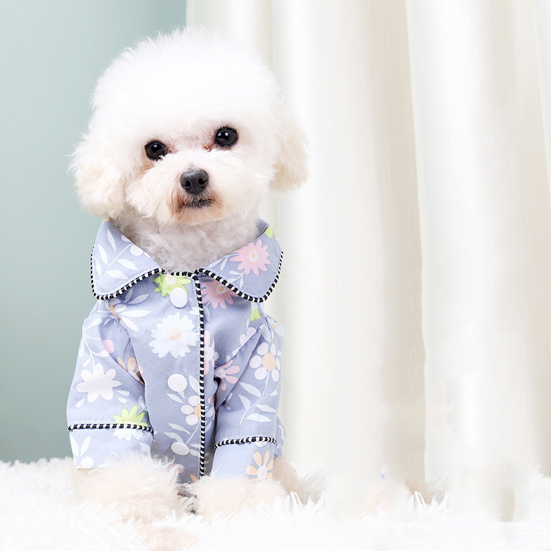 GMTPET New Hot sale Pet Products Factory Wholesale Designer Pet Coat Fashion Silk Pajamas Dog Clothes Custom