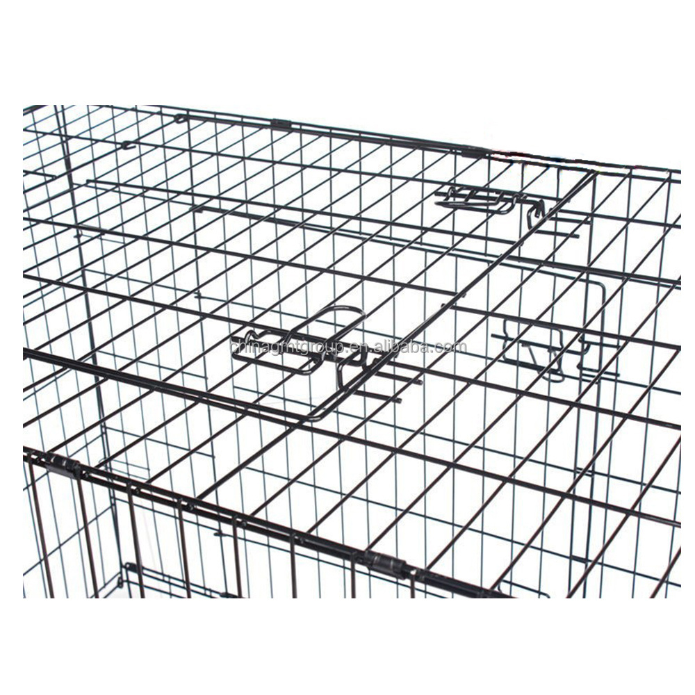 Wholesale Welded Wrought Antique Iron Wire Mesh Pet Bird Quail Rabbit Chicken Small Animals Cages Carriers Dog Cage