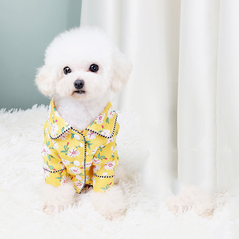 GMTPET New Hot sale Pet Products Factory Wholesale Designer Pet Coat Fashion Silk Pajamas Dog Clothes Custom