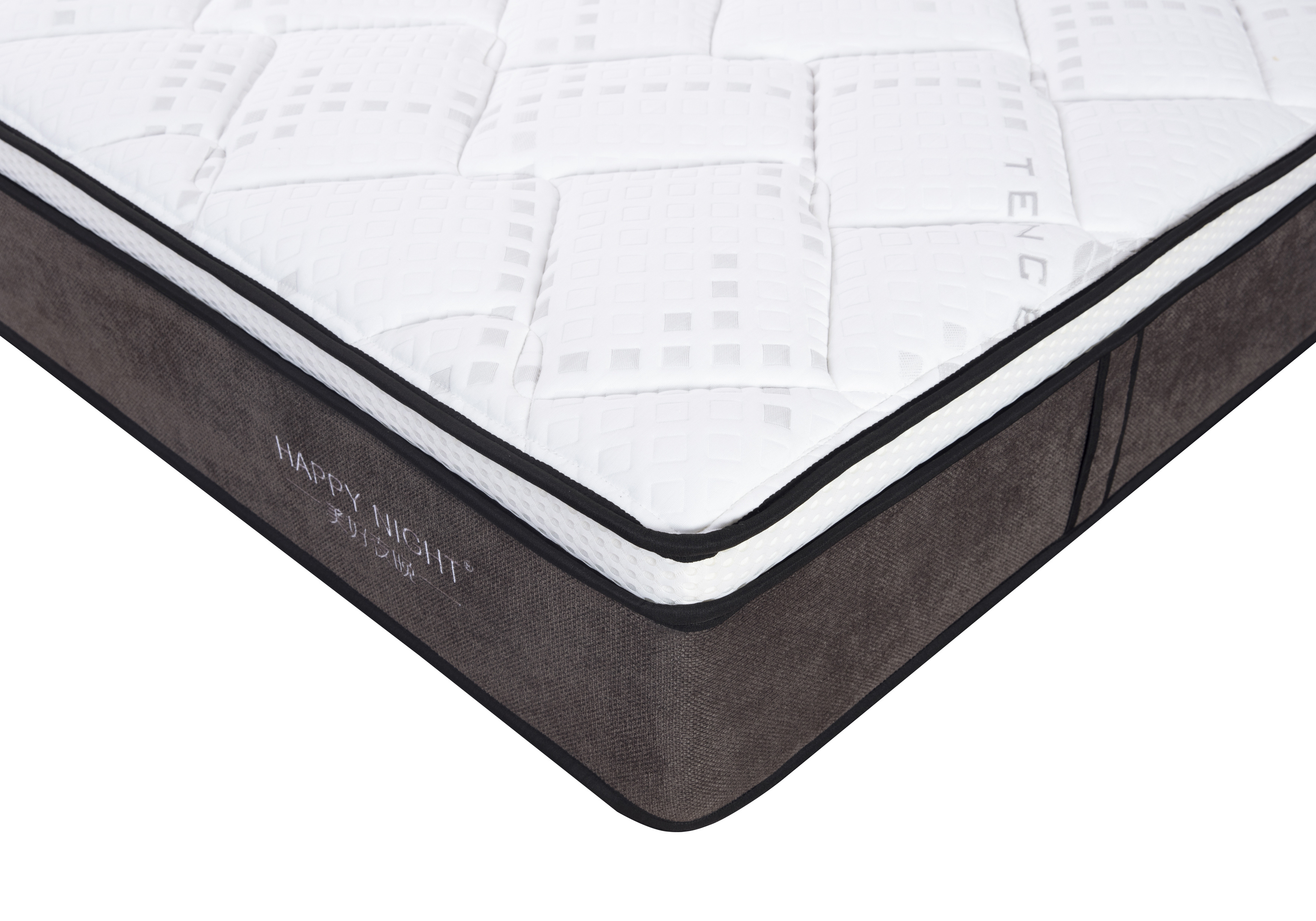 Comfortable Noise-proof Good Health Modern Hotel Home Bed Spring Mattress In A Box Cooling TENCEL Topper Mattress