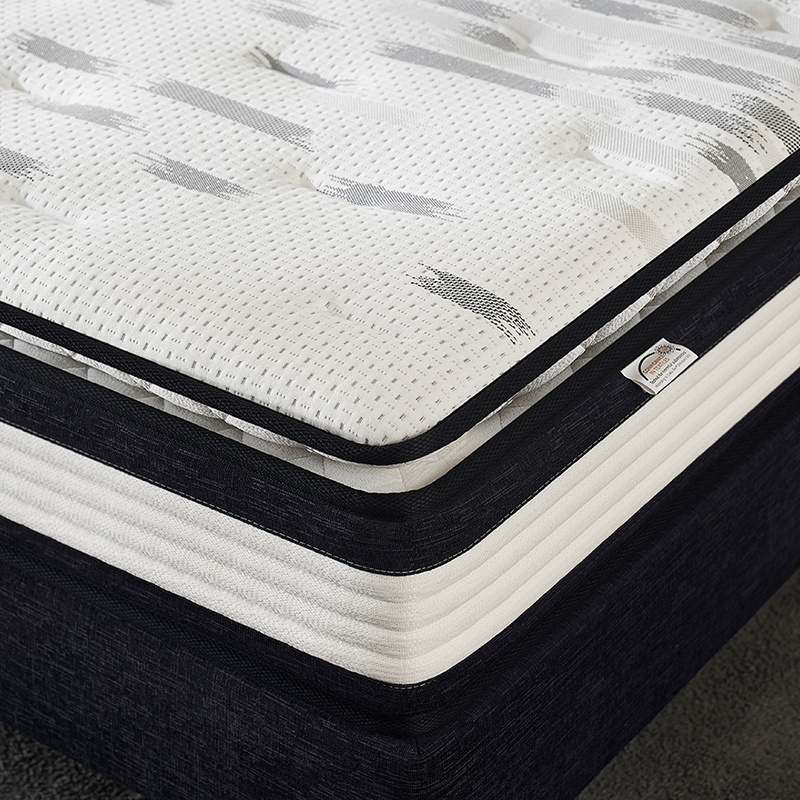 Luxury High Density Hypo-Allergenic King Queen Size Memory Foam Pocket Spring Soft Mattress In A Box