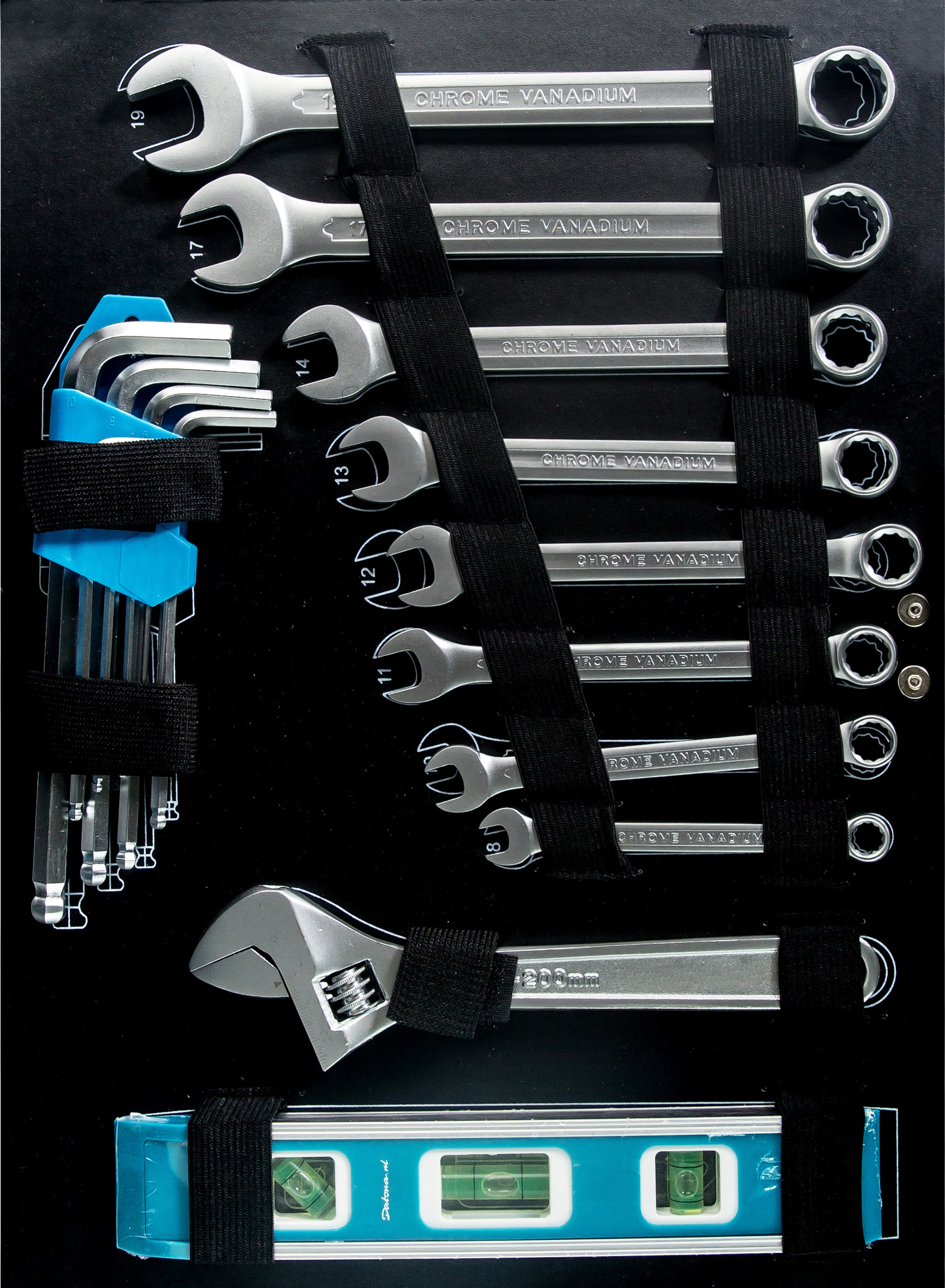 Aluminum Tool Kit toolbox with Foam EVA tools and hand tools sets