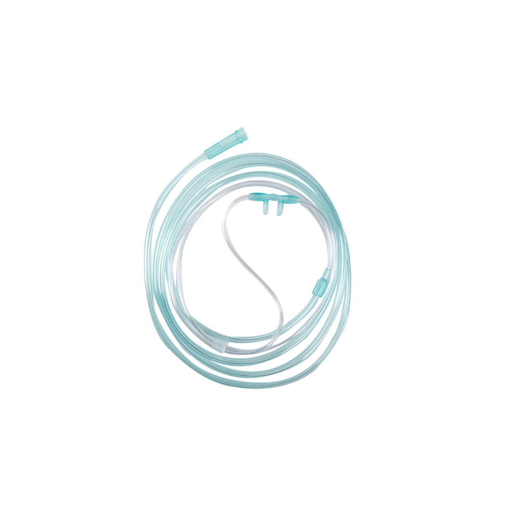 High Quality Nasal Oxygen Cannula Disposable Medical High Flow Headset Type With CO2 Twin Bore Connection Tube Humidifier Bottle