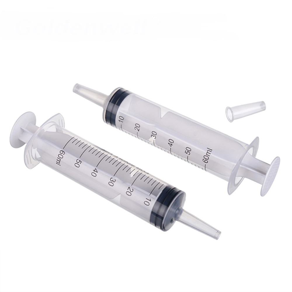 Portable Irrigation Syringe Disposable Medical Plastic Sterile 10ml 20ml 50ml 60ml 60cc 150cc With Without Needle Latex Free