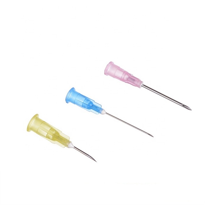 Medical disposable hypodermic needle with blister package