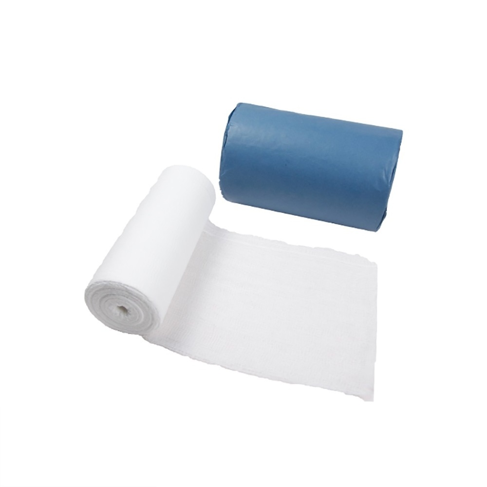 Wholesale Sterile Gauze Roll Big Med Medical hospital Absorbent Cotton Jumbo Roll 90cmx100m 750g CE & ISO