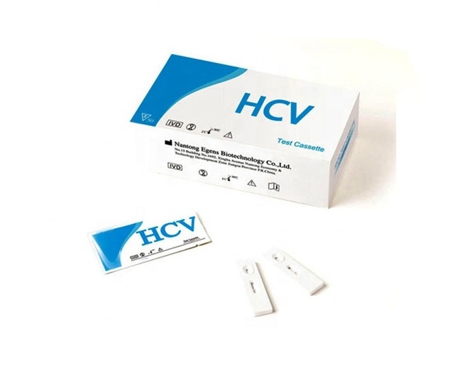 Well Sale Hepatitis C Virus Testing Equipment Cassette Type HCV Rapid Test Kits