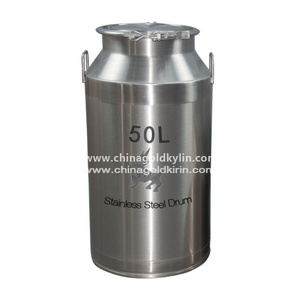 CGK Hot Sell High Quality SUS304 50L stainless steel milk can with lid