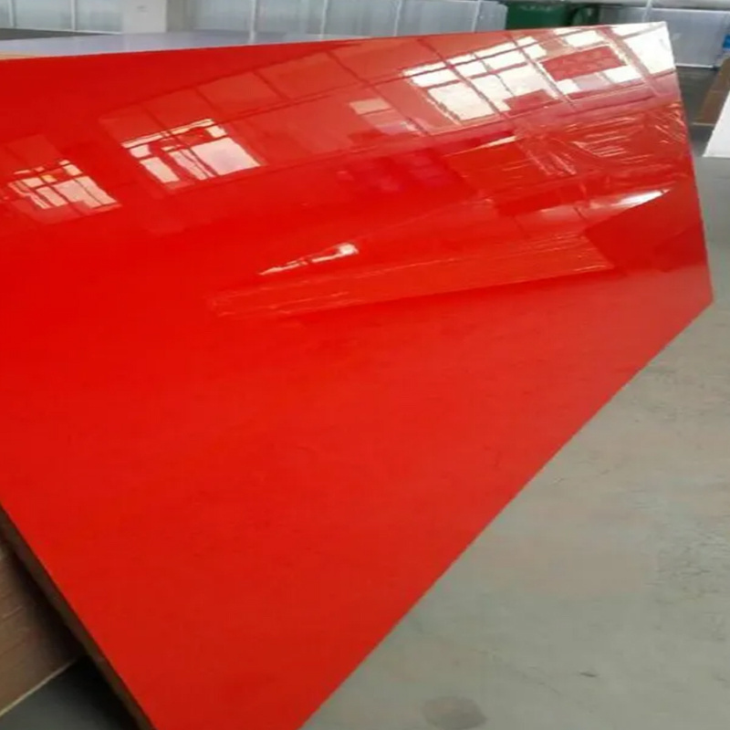 Factory wholesale High Gloss Laminates MDF Board Mirror Melamine Faced UV MDF Panel Sheets