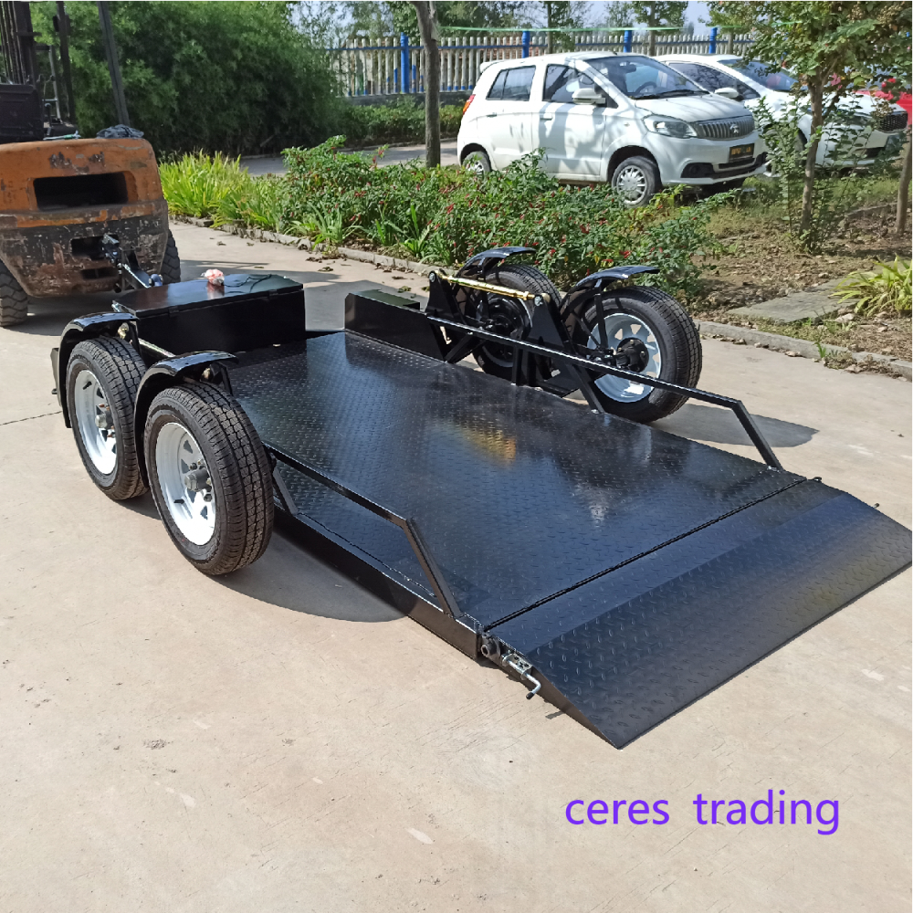 2022 New Galvanized Motorcycle/Car/ATV/Motorbike Trailer