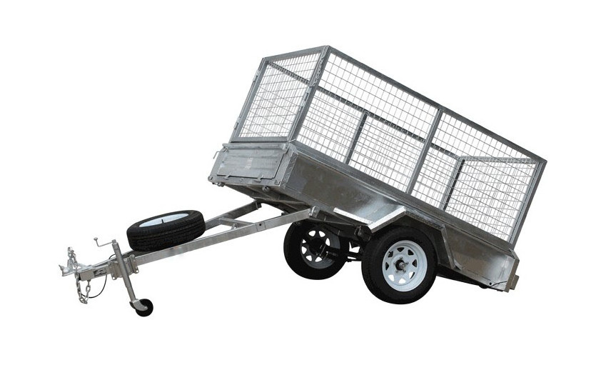 New 6X4 7X4 7X5 8X5 8X6 Fully Welded Galvanized Box / Cage /Farm /Uitlity /Car Trailer