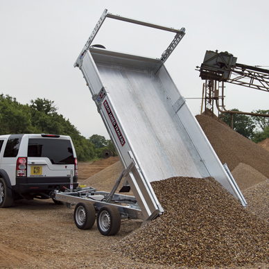 Galvanized Utility Flatbed Truck Trailer