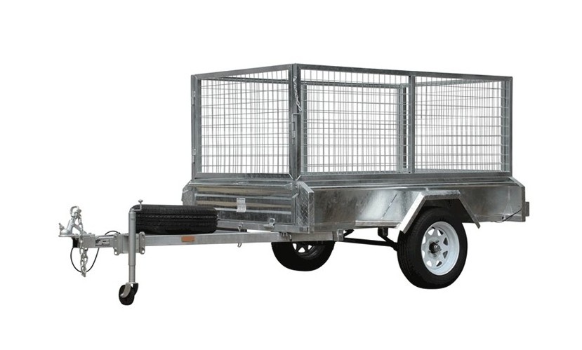 Hot Dipped Galvanized Small Car Trailer/Box Utility Trailer