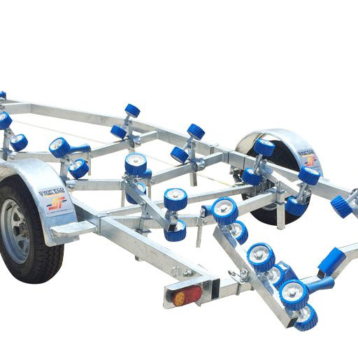 Factory Made and Sale Light Duty Galvanized 4.5m Boat Trailer