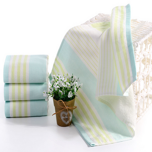 Non-fluorescent cotton soft double-layer small towel adult children cotton absorbent household face towel