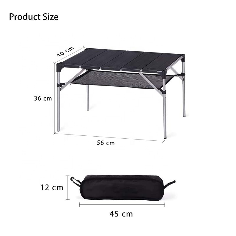 Custom Lightweight Portable Foldable Aluminum Hiking Picnic BBQ Outdoor Folding Camping Table