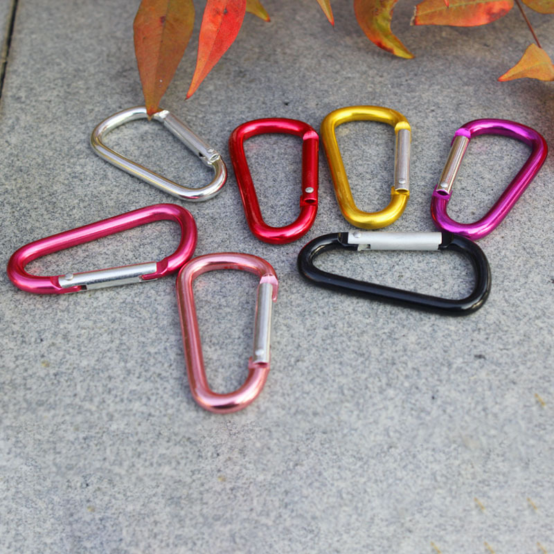 Aluminum Key Rings Wholesale Carabiner Keychain Hooks and Rings Carabiner for Dog Leash