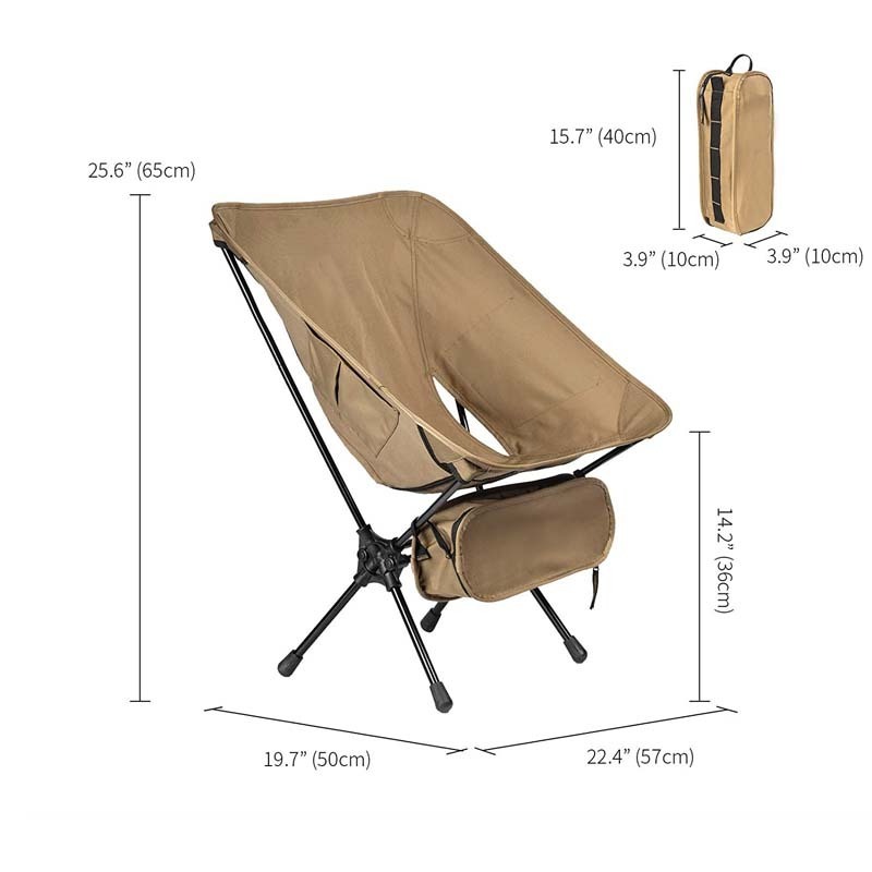 Best Seller Height Adjustable Naturehike Detachable Lawn Portable Chair Outdoor Camping Folding Moon Chair Manufacturer