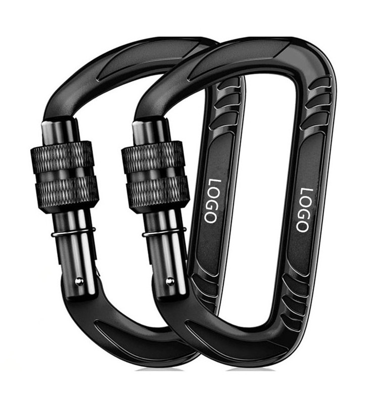 Goodwin Wholesale 4KN 5KN 12KN 24KN 25KN aluminium climbing carabiner clip and hook