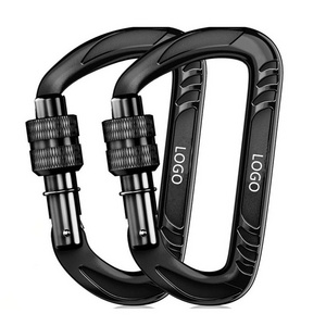 Goodwin Wholesale 4KN 5KN 12KN 24KN 25KN aluminium climbing carabiner clip and hook